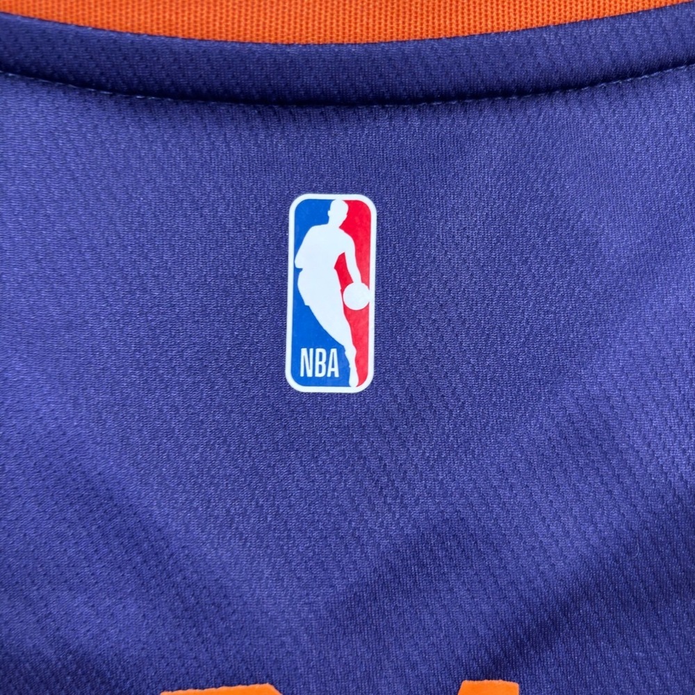Fanatics NBA Phoenix Suns Kevin Durant 35 Jersey Purple kids Large New - Picture 11 of 13